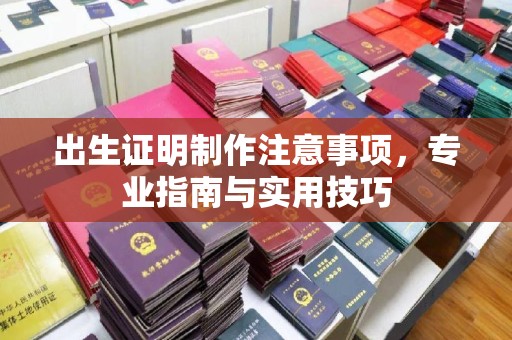 新竹出生证明制作注意事项，专业指南与实用技巧