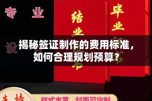 新竹揭秘签证制作的费用标准，如何合理规划预算？