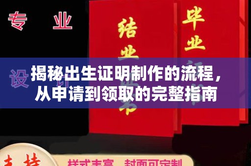 新竹揭秘出生证明制作的流程，从申请到领取的完整指南