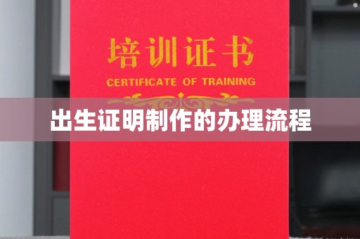 新竹出生证明制作的办理流程