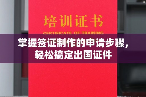 新竹掌握签证制作的申请步骤，轻松搞定出国证件