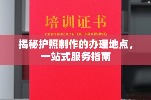 新竹揭秘护照制作的办理地点，一站式服务指南