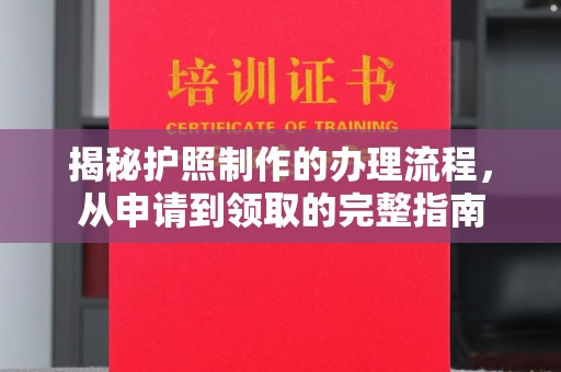 新竹揭秘护照制作的办理流程，从申请到领取的完整指南