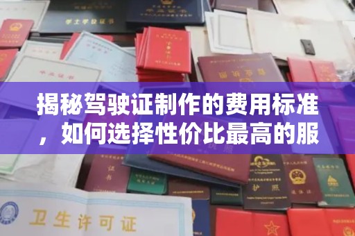 新竹揭秘驾驶证制作的费用标准，如何选择性价比最高的服务？