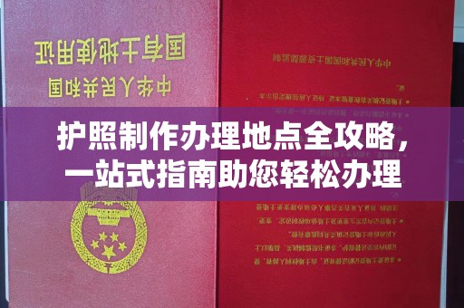 新竹护照制作办理地点全攻略，一站式指南助您轻松办理